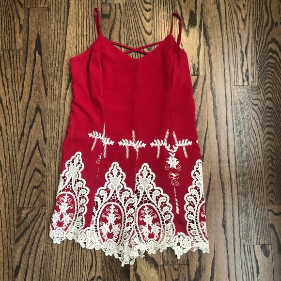 Anthropologie Pants - Anthropologie lace romper